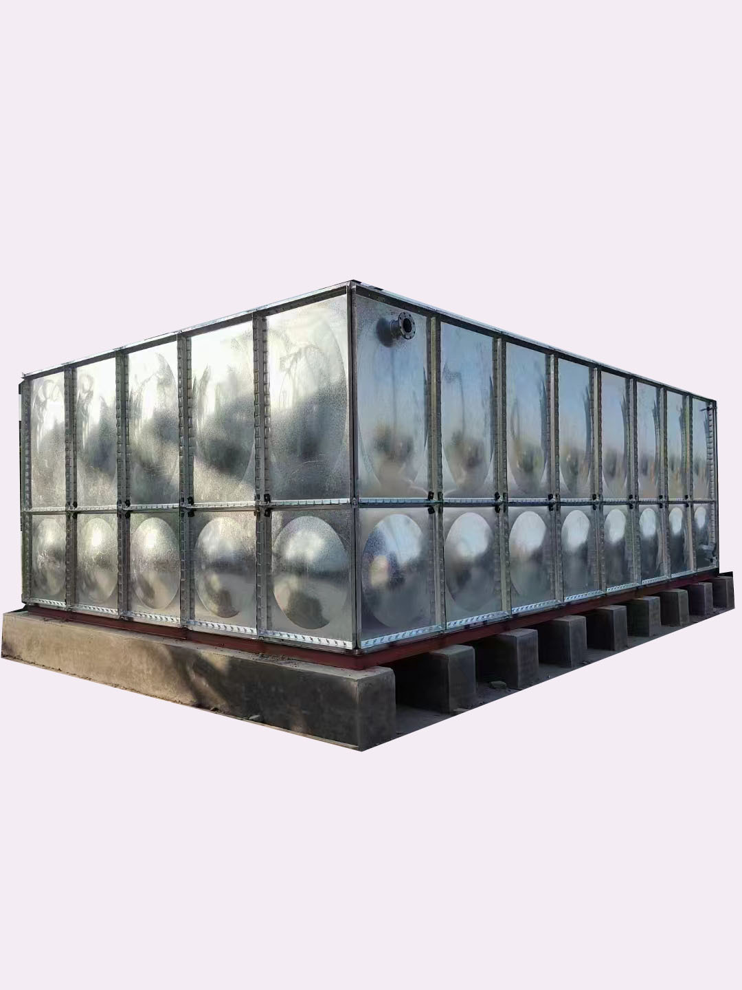 Exporter Sales Best Price Above Ground Over Head Assembled HDG Tanks Galvanized Steel Drinking Water Tank for Sale