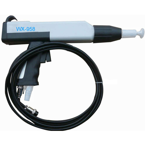thumbnail interactive-video image 1 of WX-958 Electrostatic Powder Coating Gun – 3-Hole, 19V, Adjustable Pattern 1 of 5