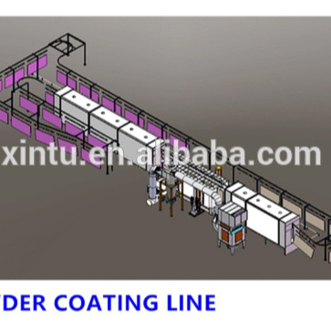 Automatic MDF Board Multi color Powder Coating Line