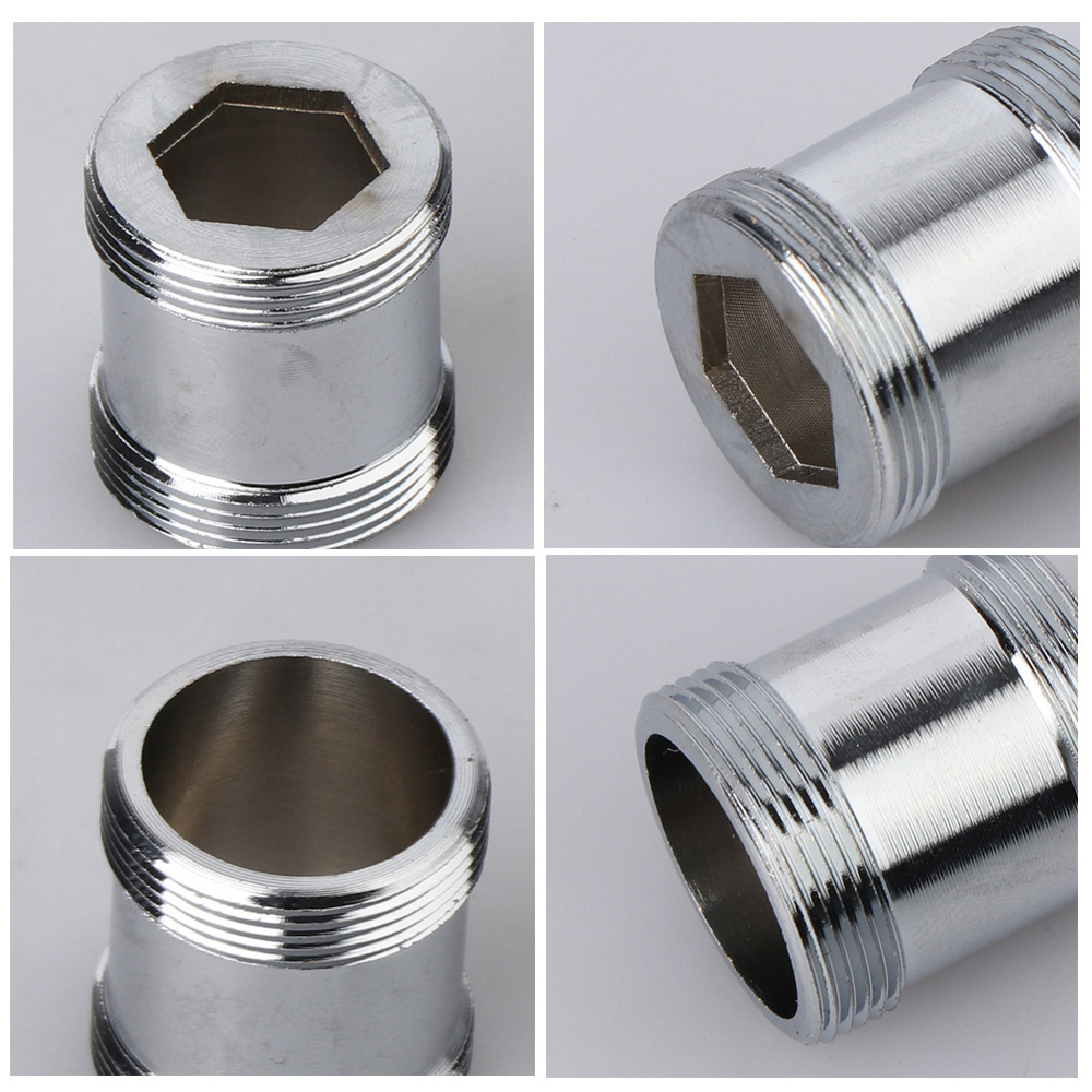 16/18/19/20/22/24mm to 22mm Length Extension Adapter Brass Thread Water Purifier Faucet Aerator Adapter