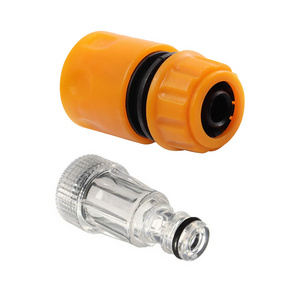 Car Washing Machine Water Filter Adapter 3/4" Pressure Washer Water Filter Hose Quick Connector Fitting