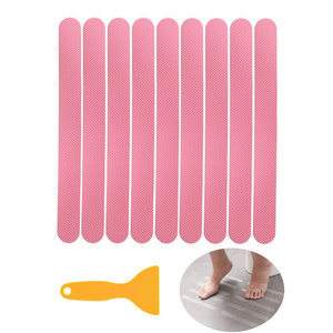 24pcs Stickers with Premium Scraper for Bathroom Stairs Swimming Pool Kitchen Anti Slip Shower Strip Non Slip Bathtub Stickers