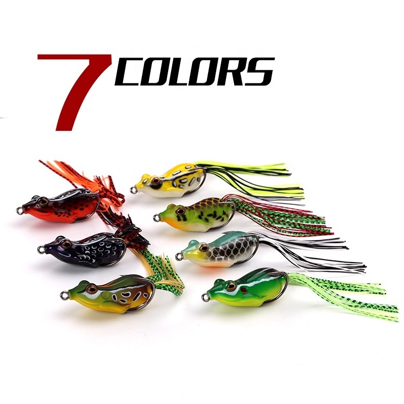 Tassels SkirtS BF01 Trophy Hunter Bionic Rana Fishing Lure Unicorn Boy Topwater Plopping Full Customization Wholesale Soft Frog