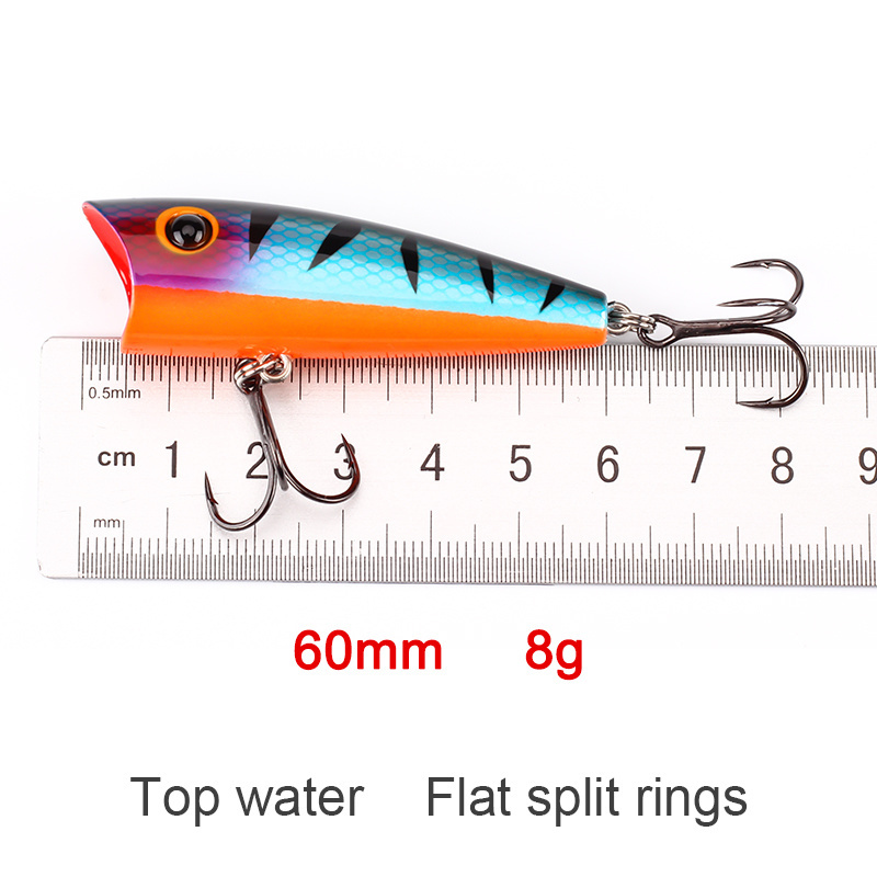 VP01 XINV 60mm/8g Fishing Lure Hard Lures Topwater Popper Bait Fishing Lure