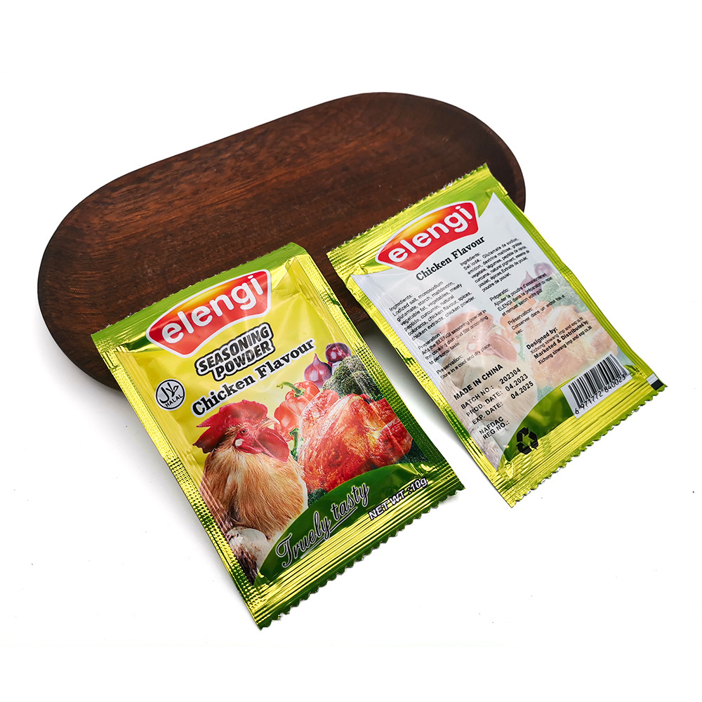 chicken seasoning powder sachet small bag bouillon cooking seasoning powder for Africa market