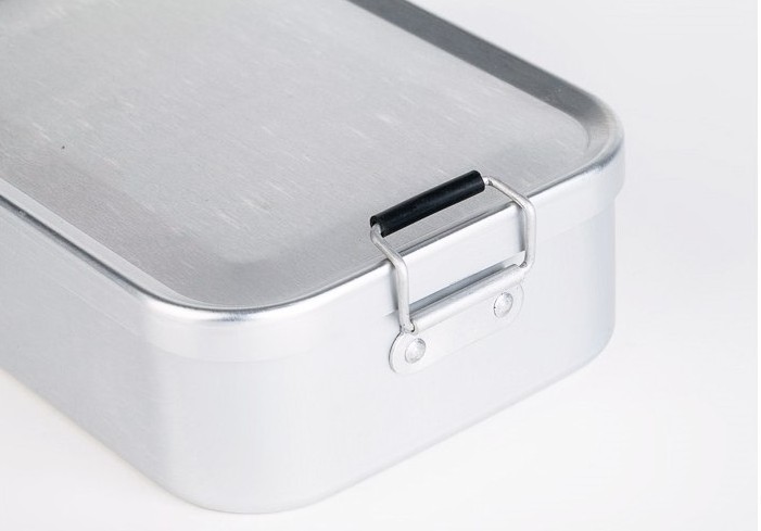 Custom 0.81L 304 Stainless steel Body Color  Metal Lunchbox