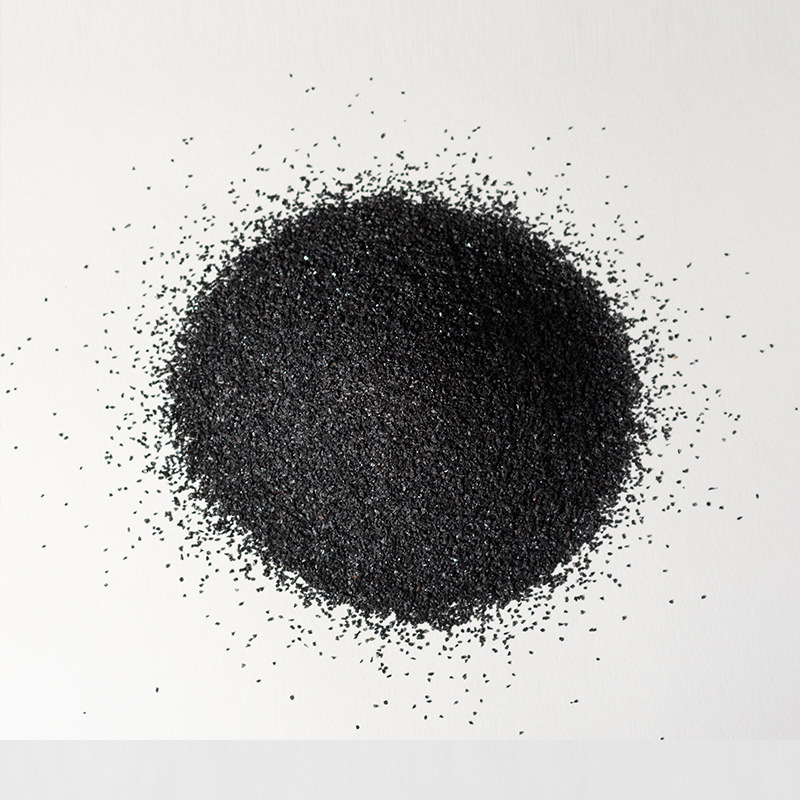 High Purity Black Corundum Black Grit Chemical For Polishing Black Marbles