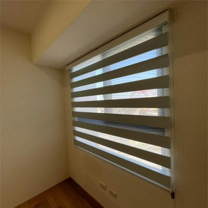 Custom office curtains and blinds sunshade insulation privacy zipper PVC aluminum blinds factory wholesale