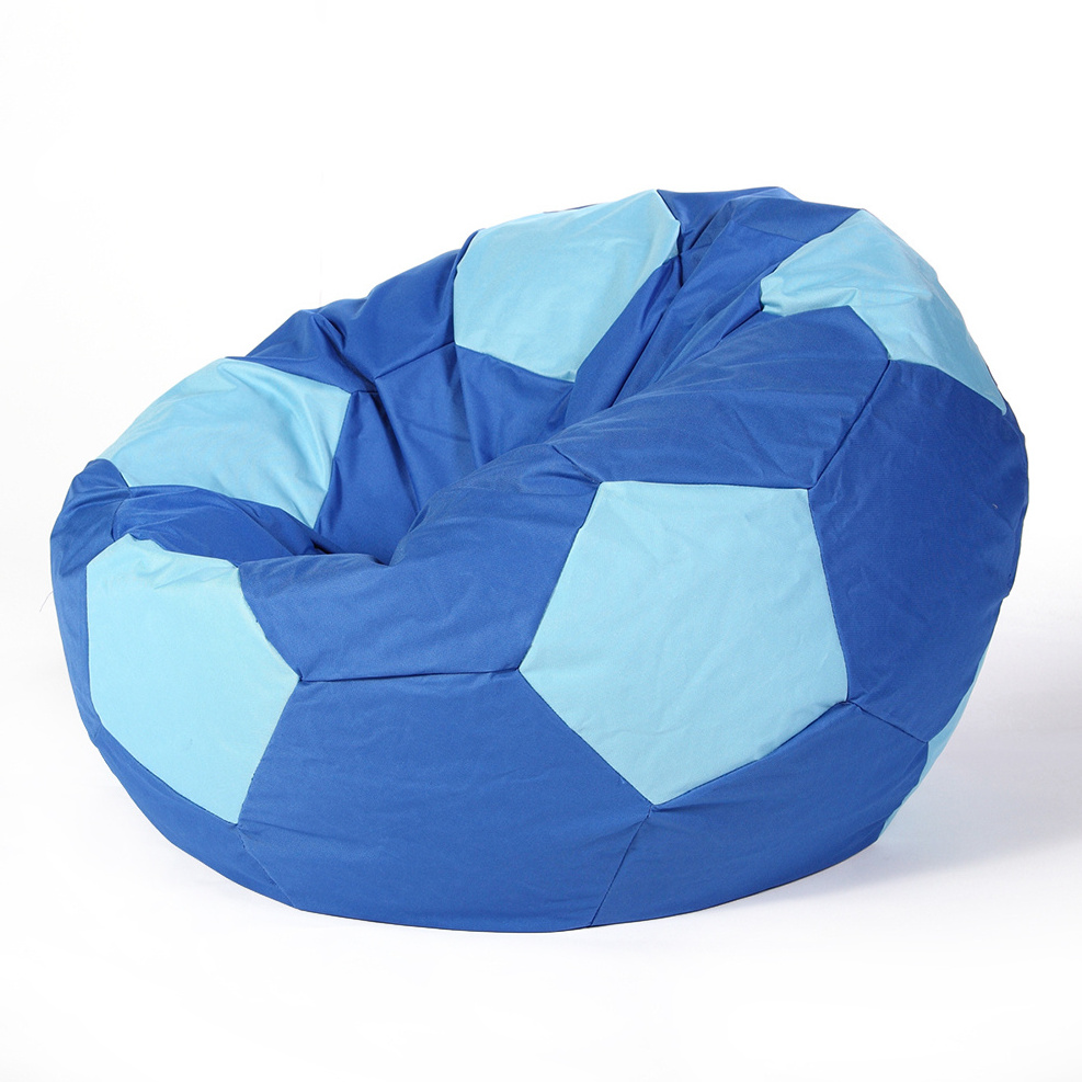 Factory Supply Customized Large Football Bean Bag Cover Only Unfilled Beanbag Chair