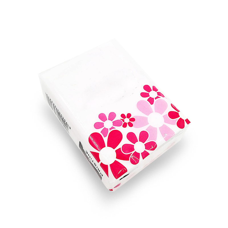 Printed Plastic Bag Soft Pack Facial Tissue OEM /ODM Wallet Tissue Pocket Tissue Paper