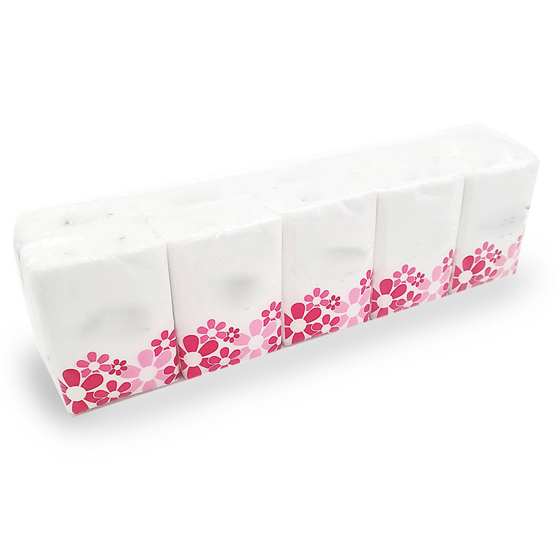 Printed Plastic Bag Soft Pack Facial Tissue OEM /ODM Wallet Tissue Pocket Tissue Paper