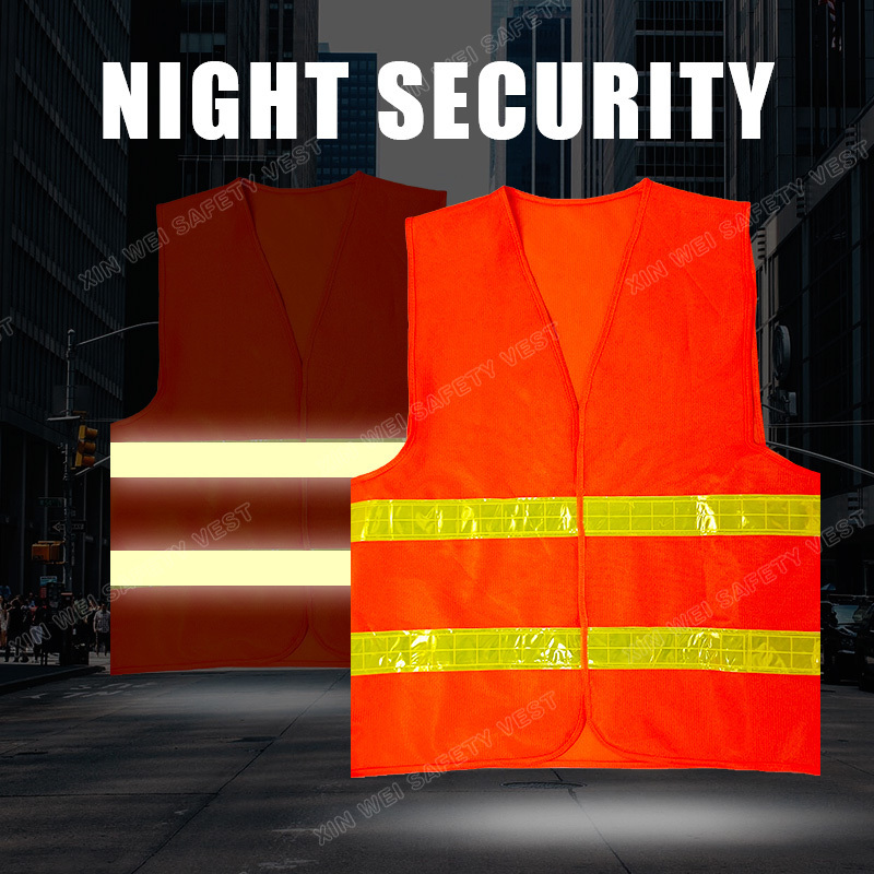 Cheap Outdoor Construction Reflective Safety Vest Jacket Personal Safety Construction High Vision Safety Reflective Clothing