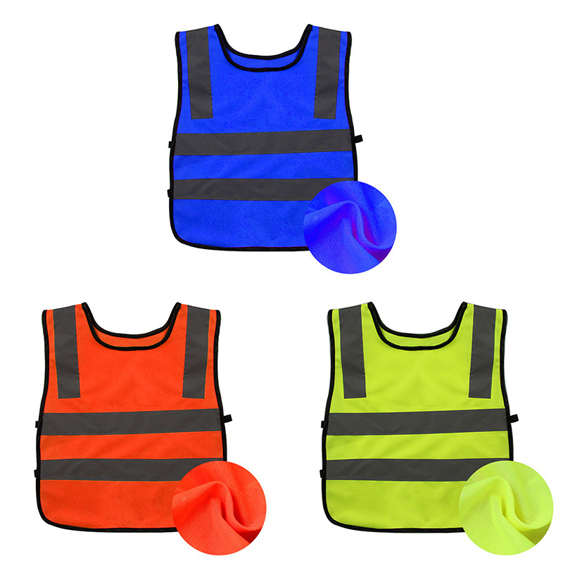 HI VIS Safety Vest For Children Class 2 Kid Running Walking Jumping Riding High Visibility Outdoor Reflective  Safety Vest