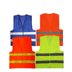 Wholesale Cheap reflective vest reflective jackets hi vis traffic security construction high visibility reflective safety vest