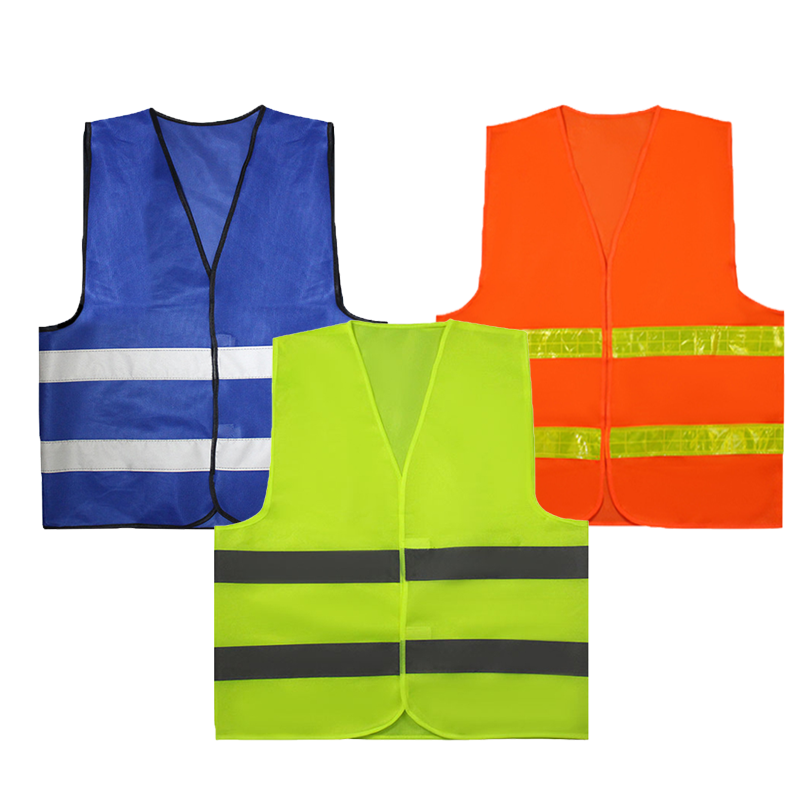 OEM 120g/M2 High Visibility Reflective Safety Vest Construction Safety Jacket Road Riding  Work Safety Security Reflective Vest