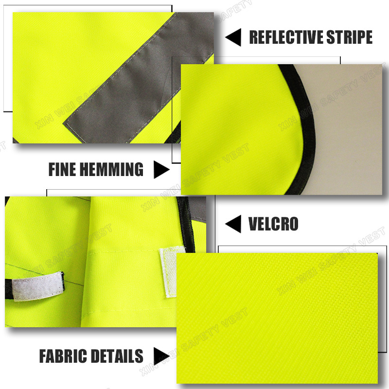 HI VIS Safety Vest For Children Class 2 Kid Running Walking Jumping Riding High Visibility Outdoor Reflective  Safety Vest