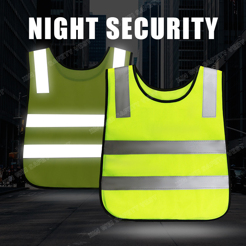 HI VIS Safety Vest For Children Class 2 Kid Running Walking Jumping Riding High Visibility Outdoor Reflective  Safety Vest