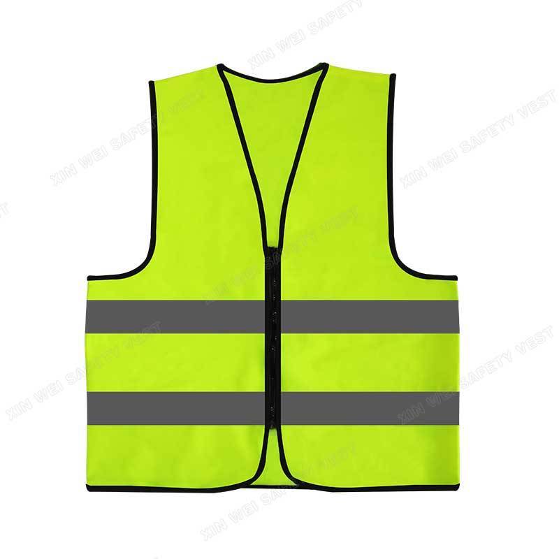 Cheap zipper lightweight Construction reflective vest safety reflective clothing custom traffic breathable  vest