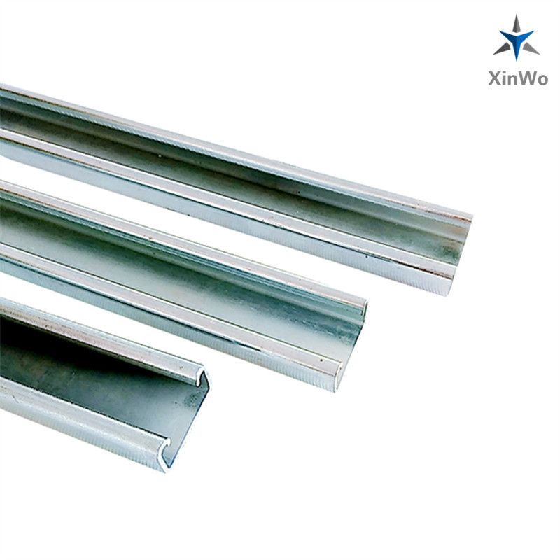 ISO Standard Slotted Powder Coated Unistrut Steel Channel 41x21mm 41x41mm or customized