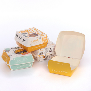 Disposable Burger Box Wholesale Takeaway French Fries Box Fried Chicken / Chicken Nuggets Chicken Popcorn Box