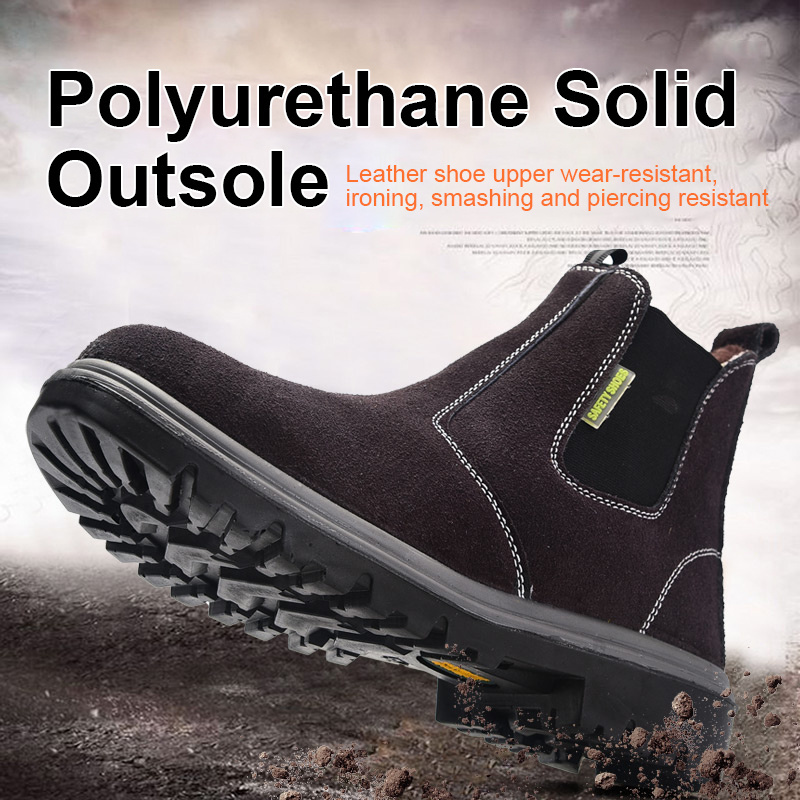 Fashion Breathable Lightweight Composite Toe Custom Logo Safety Labor Work Shoes For Men