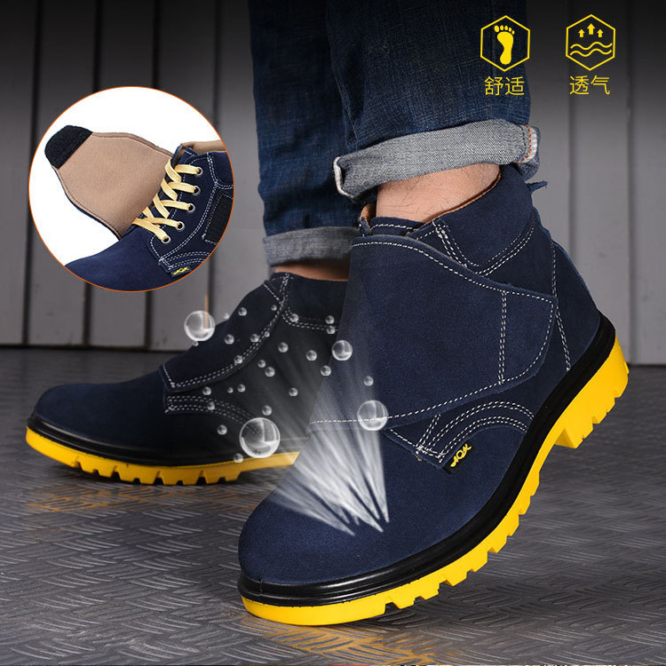 High Quality Waterproof Lightweight Safety Labor Protection Work Shoes For Workers And Men