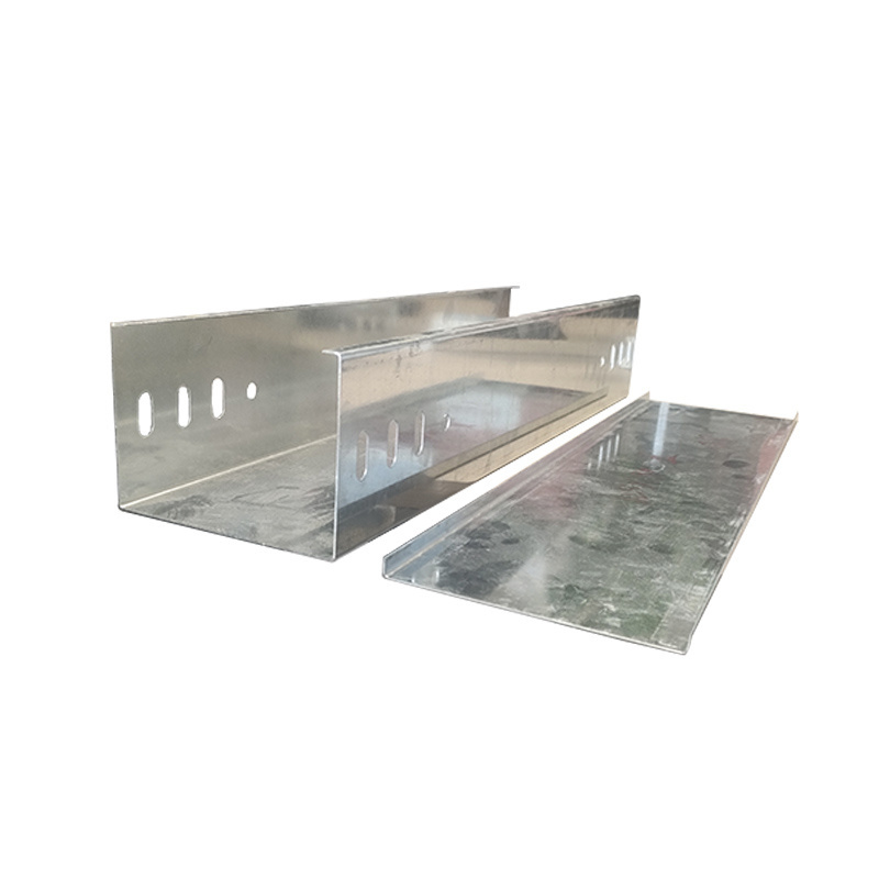 China factory stainless channel type cable management tray ventilated channel cable tray