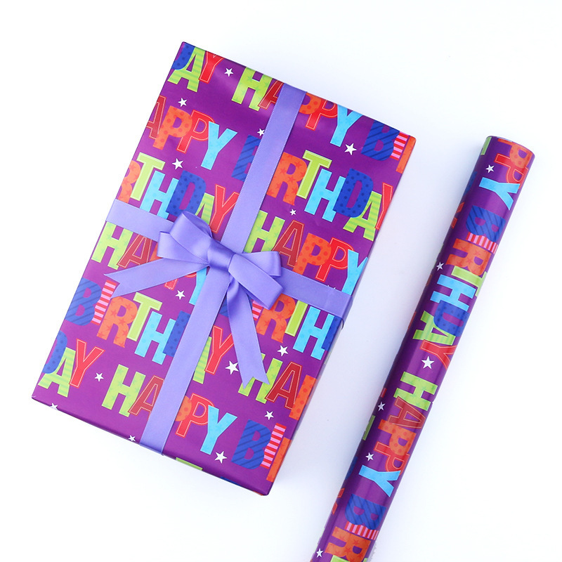 Factory Price Newest Holiday Rolling Gift Wrapping Paper Wrap Roll Wholesale For Wedding,Birthday,Party,Christmas And Festival