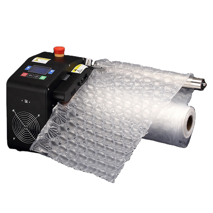 Small Desktop Protection Bubble Air Pillow Wrapped Foam Filling Inflatable Air Cushion Film Machine