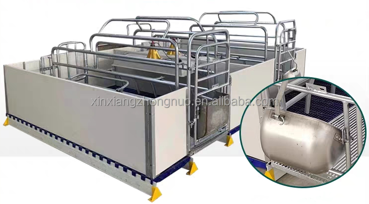 Sow Pig Farm Farrowing Cages Piglet Farrowing Crates Piglets Cage Fence Fattening Pens