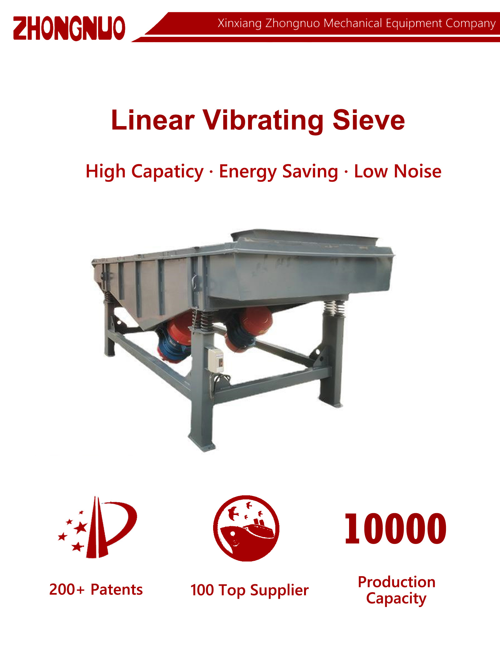 Linear Vibrating Sieve Machine for Lithium Battery Recycling Production Line