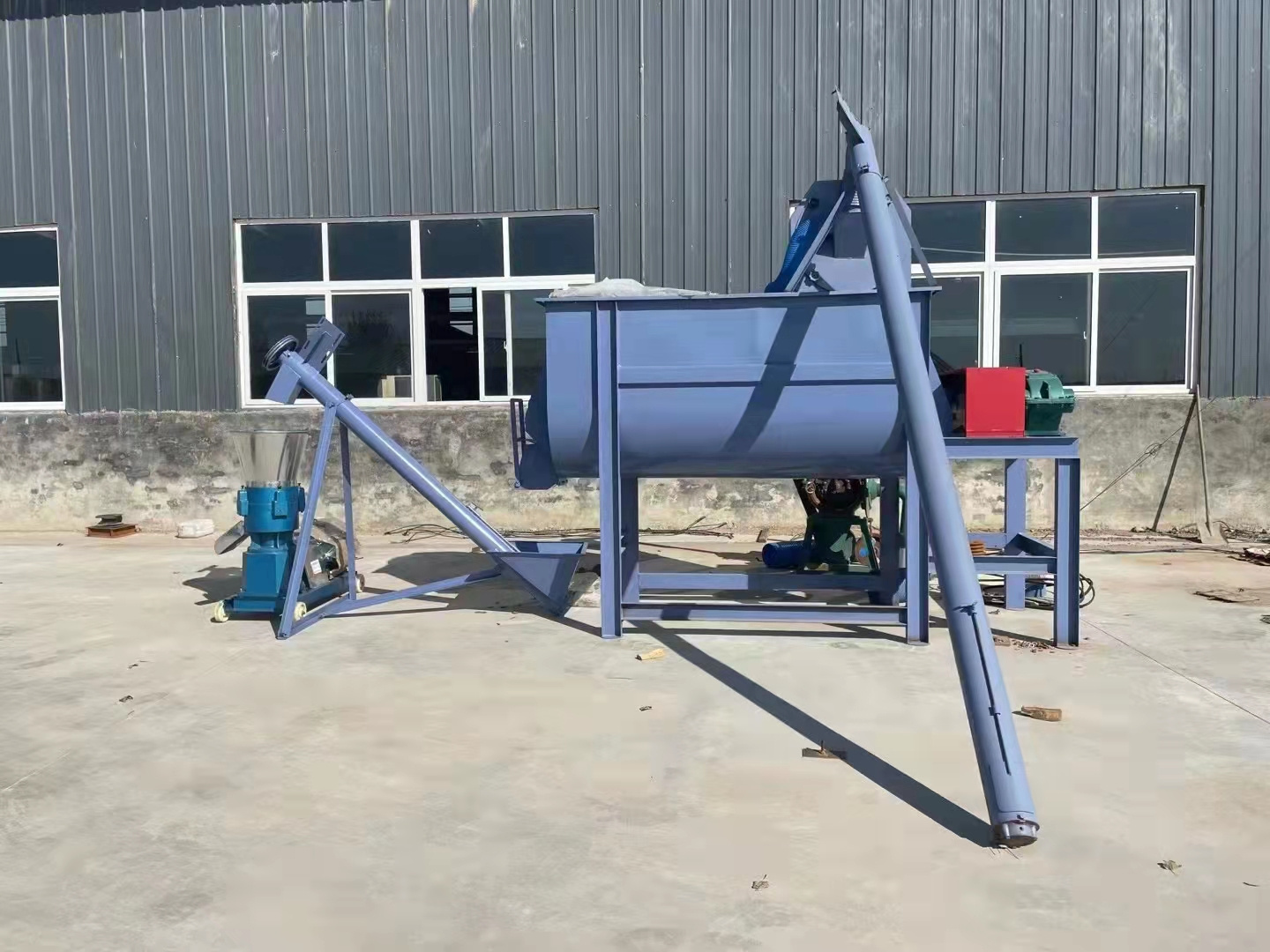 Feed Pellet Granulator Machine Production Line,Animal Feed Pellet Milling Machine For Chicken Pig Rabbit Food Pelletizer