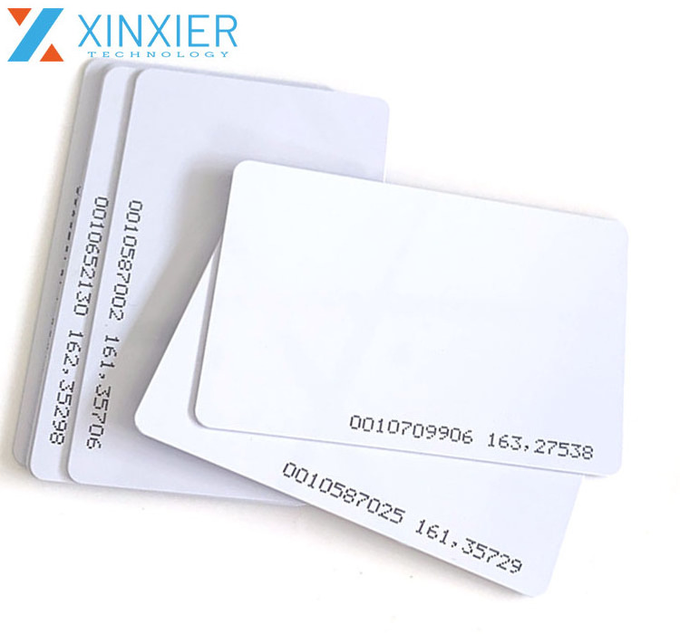 Proximity Cards 125KHz EM4100 TK4100 RFID Card White Blank Card with 18 ID Numbers