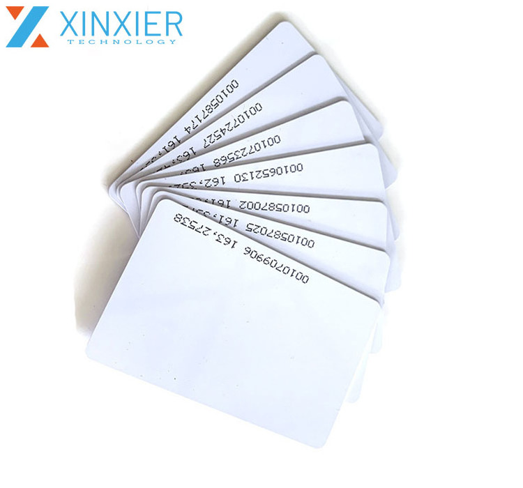 Proximity Cards 125KHz EM4100 TK4100 RFID Card White Blank Card with 18 ID Numbers