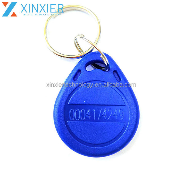 Stock Price Access Control 125KHz TK4100/EM4100 ABS Blue RFID Keyfob