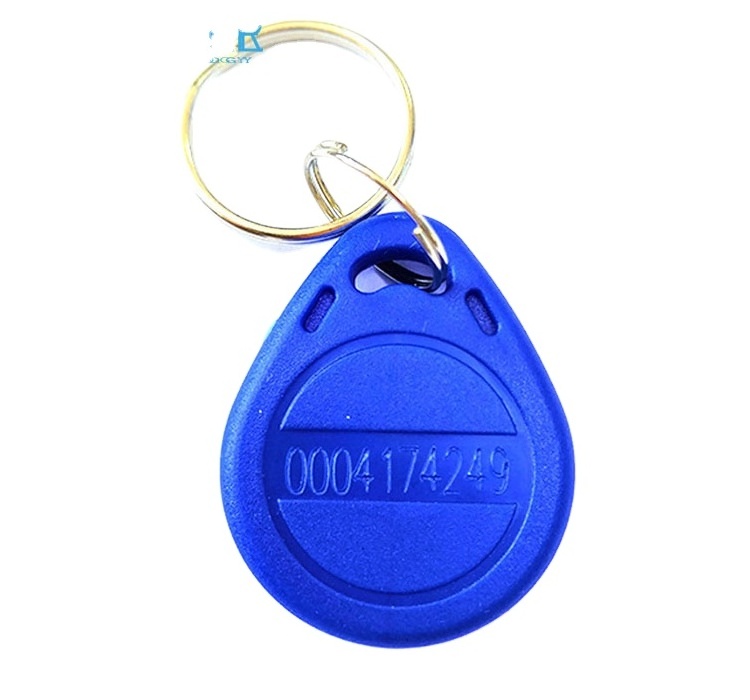 Stock Price Access Control 125KHz TK4100/EM4100 ABS Blue RFID Keyfob