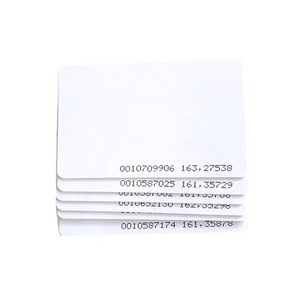 Proximity Cards 125KHz EM4100 TK4100 RFID Card White Blank Card with 18 ID Numbers