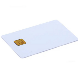 White Blank Contact Smart Card AT88SC0204/AT88SC0404/AT88SC102/AT88SC1604/AT88SC1608 Chip Cards