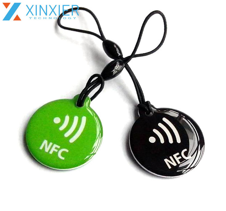 Epoxy Resin NFC Tag QR Code Dog Tag for Dog Tracking Anti Lost