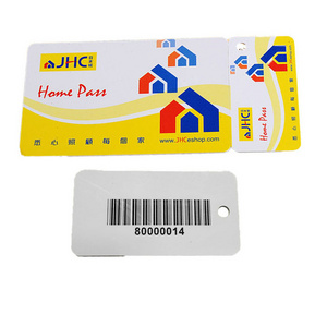 Custom Color Printed Plastic Combo Cards Gift Keychain Loyalty Cards Barcode Card