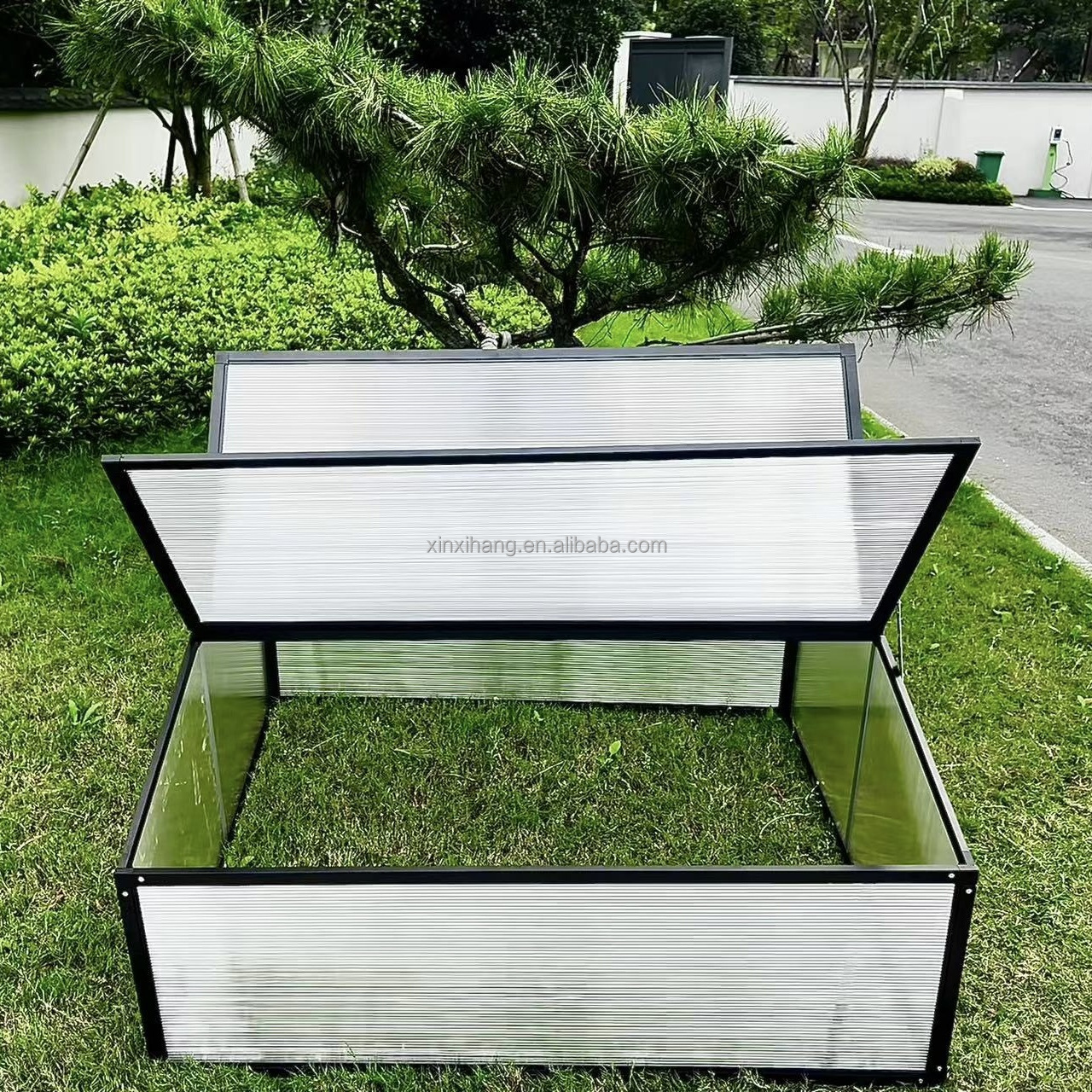 Outdoor Polycarbonate Aluminum Small Garden Green House Mini Glass Greenhouse for Plants Growth