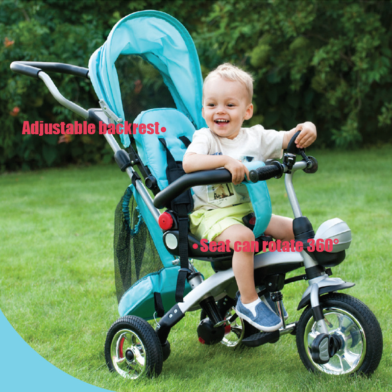 Baby Tricycle Children Tricycle Kids Tricycle New Carton Box Plastic Toys Electric Car Factory for Children 5 to 7 Years Comfort