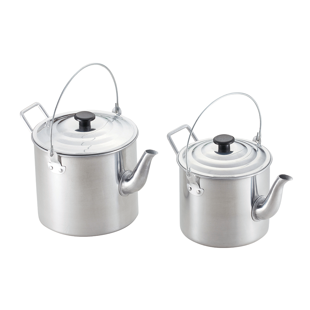 High Quality Aluminum Outdoor Dining Tea Pot Portable Outdoor Water Kettle Camping