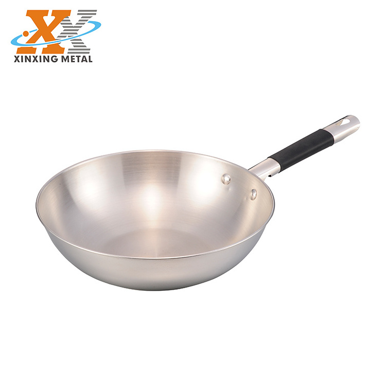 Chinese Kitchen Iron Cooker Forged Stove Stainless Steel Carbon Big Large Wok