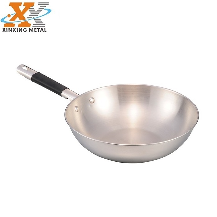 Chinese Kitchen Iron Cooker Forged Stove Stainless Steel Carbon Big Large Wok