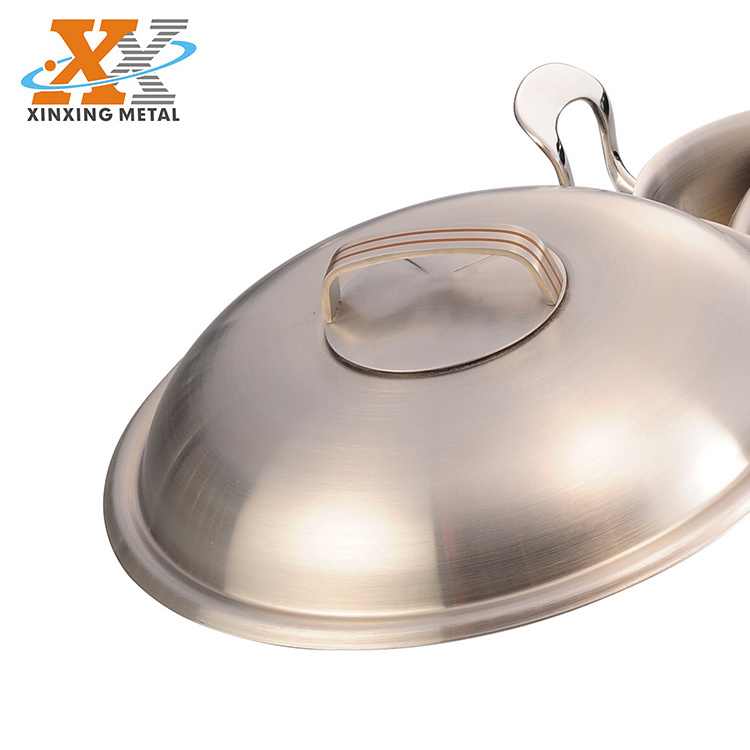 Ready To Ship Frying Cooking Paella Pan Non Stick Stainless Steel Cookware