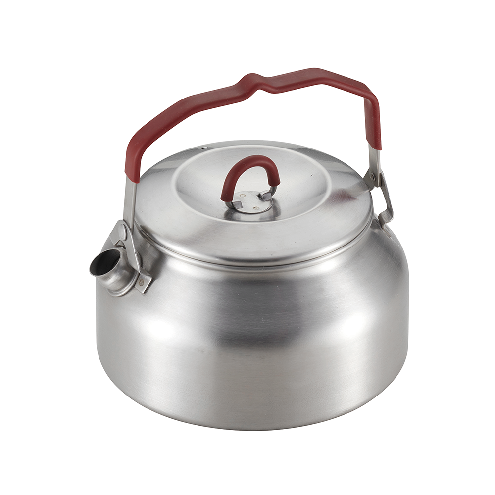 Wholesale 1L Portable Outdoor Water Kettle Stainless Tea Pots Stainless Steel Camping Kettle