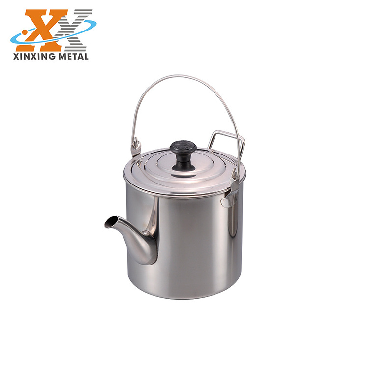 2021 New Climbing Camping Teapot Portable Hanging Pot Coffee Pot Picnic Pot