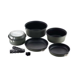 Hot Selling 8Pcs  Innovative Products Outdoor Portable Camping Cookware Set Aluminum Mess Kit