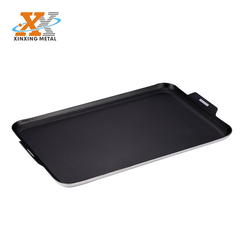 Widely Used Non Stick Aluminum Flat Grill Pan Griddle Pan Aluminum Pan